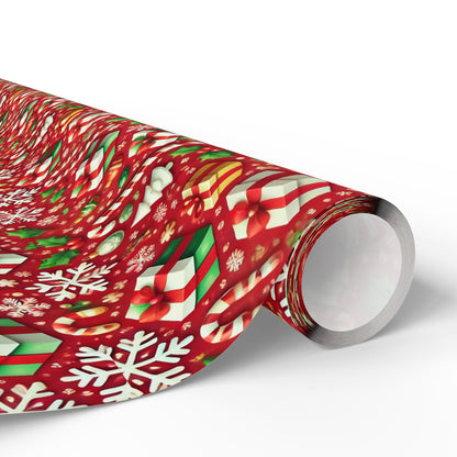 Candy Canes Christmas Wrapping Paper
