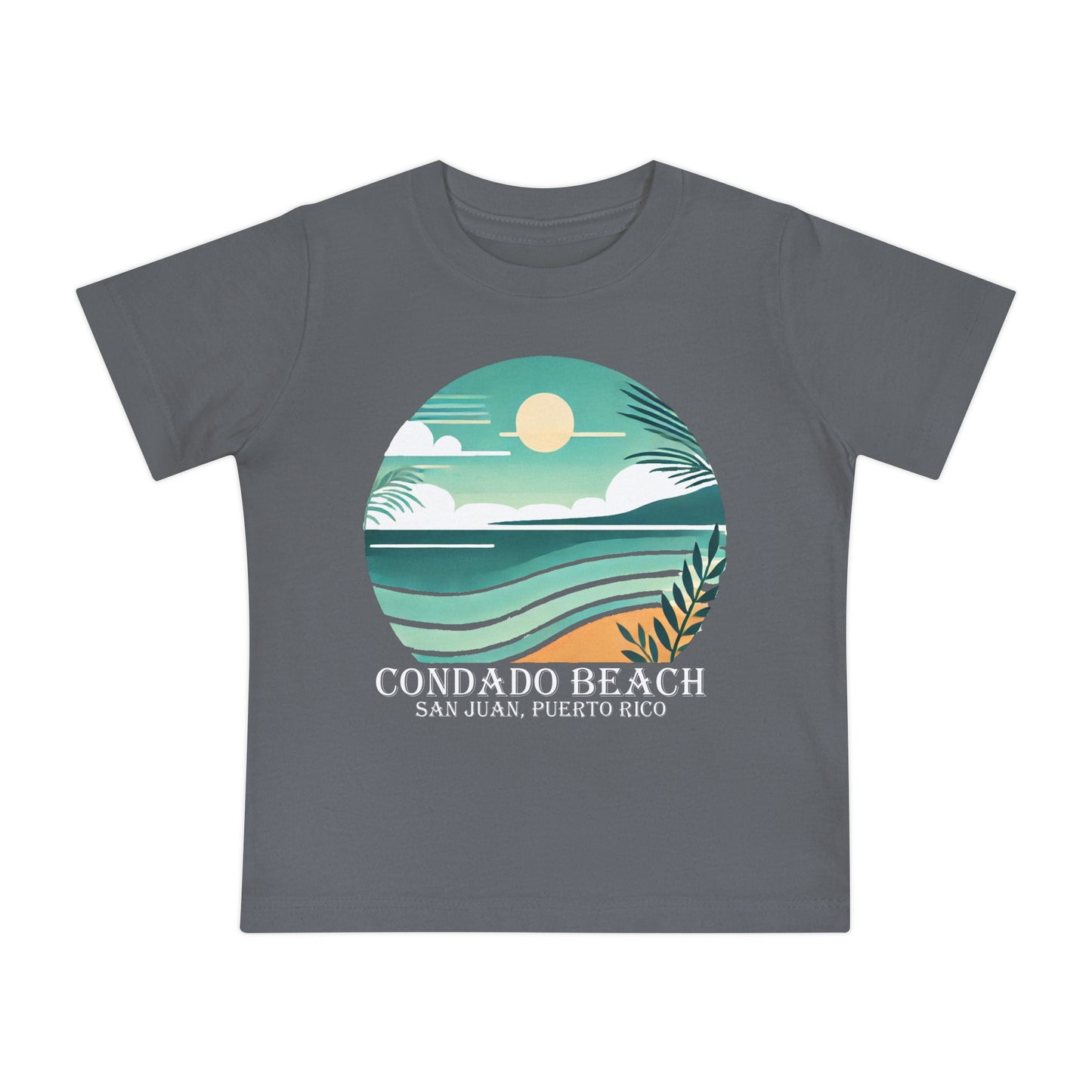 Coastal Vibes Condado Beach Unisex Baby Short Sleeve T-Shirt