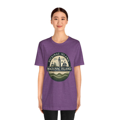Vintage Mackinac Island Unisex Jersey Short Sleeve Tee