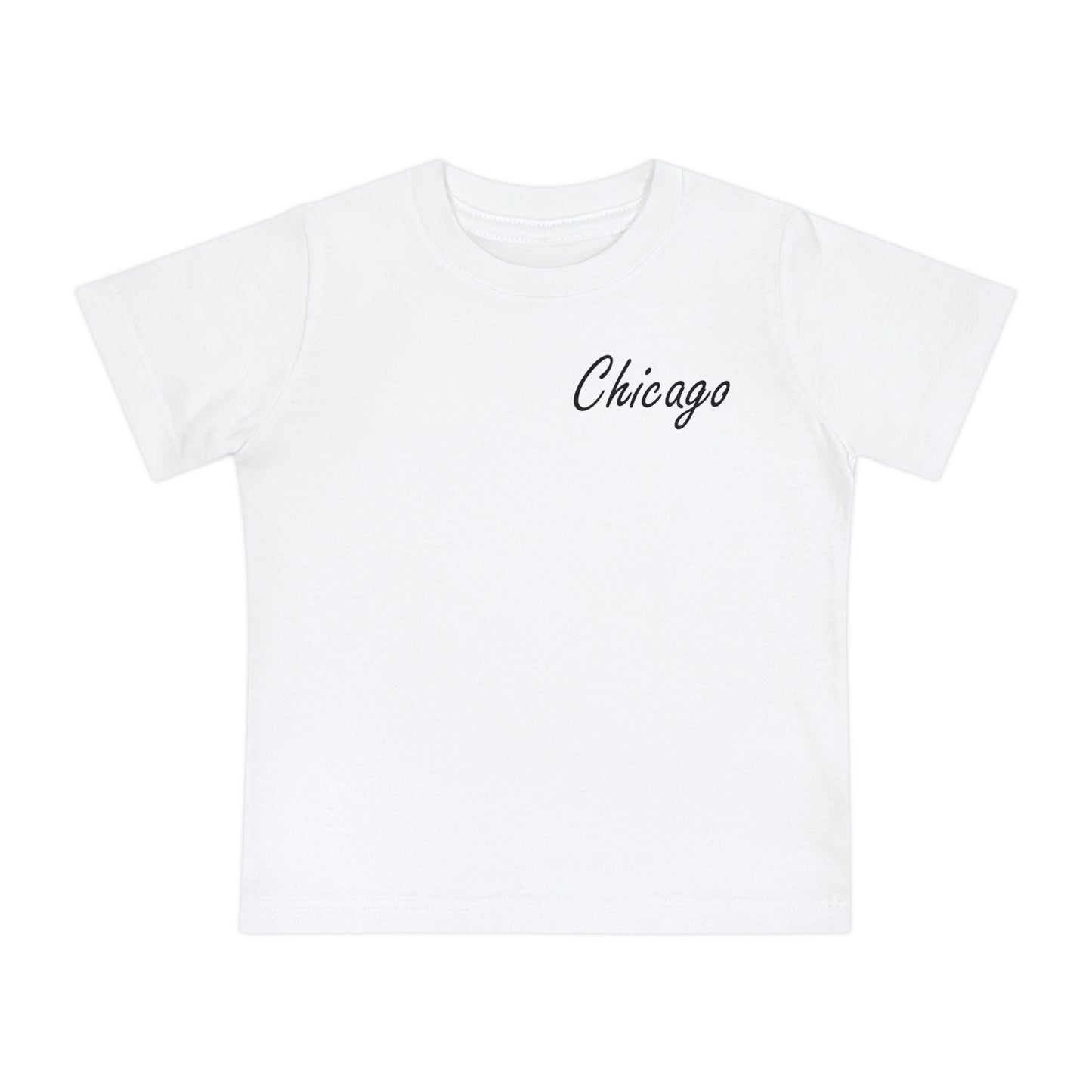 Elegant Chicago Skyline Unisex Baby Short Sleeve T-Shirt