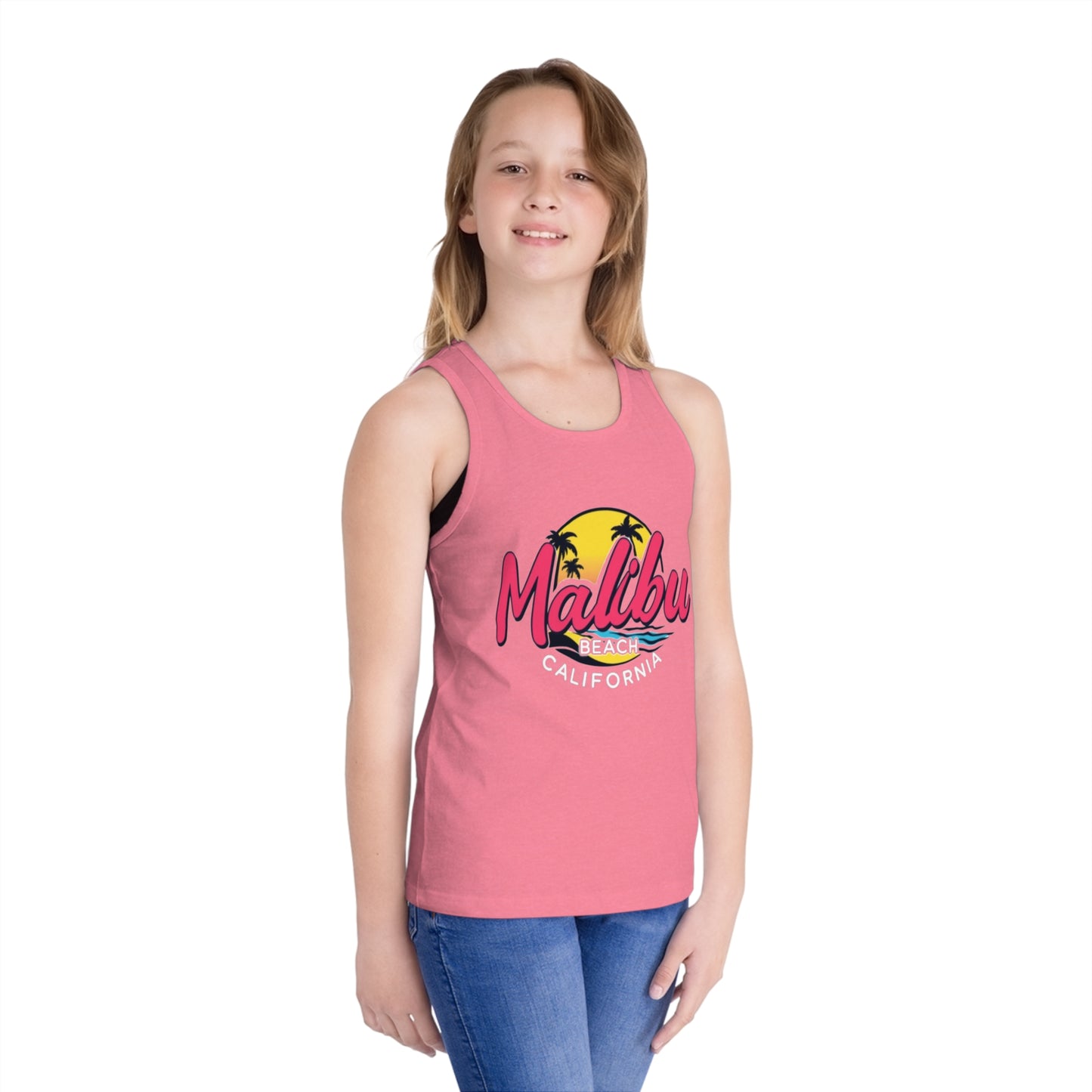 Retro Malibu Unisex Kids Jersey Tank Top