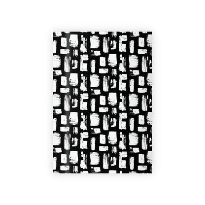 Irregular White Brush Strokes Wrapping Paper