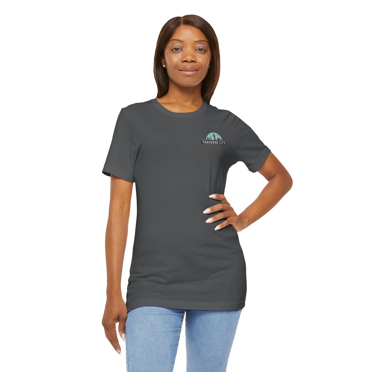 Vintage Traverse City Unisex Jersey Short Sleeve Tee