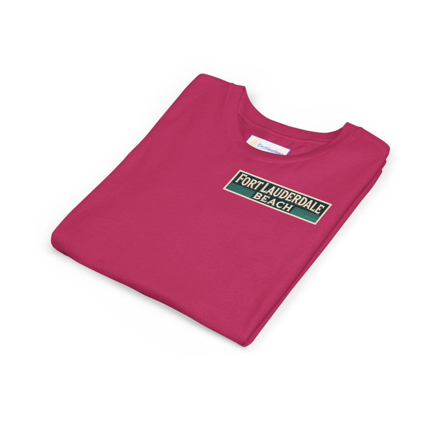 Vintage Fort Lauderdale Unisex Youth Short Sleeve Tee