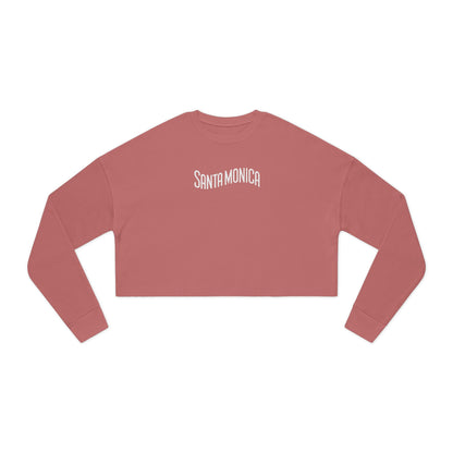 Vibrant Santa Monica Women's Cropped Sweatshirt