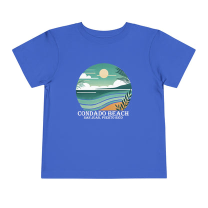 Coastal Vibes Condado Beach Unisex Toddler Short Sleeve Tee