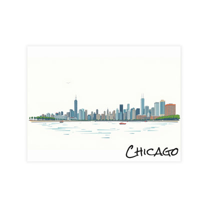 Chicago Skyline 2 Postcard Bundle