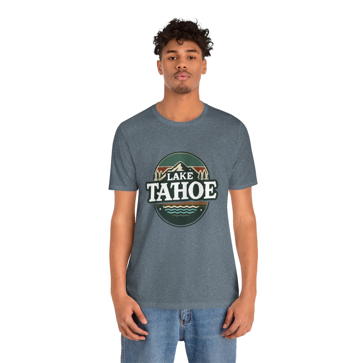 Vintage Lake Tahoe Unisex Jersey Short Sleeve Tee