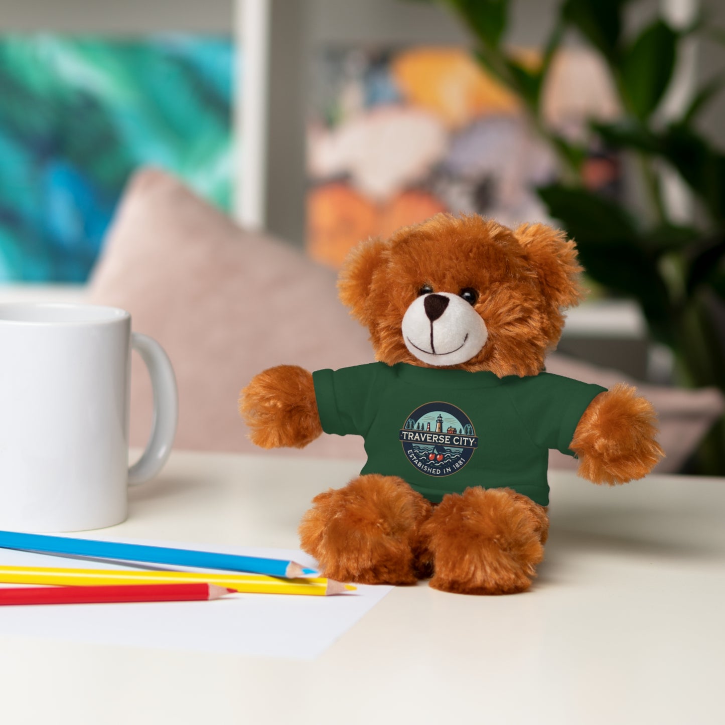 Vintage Traverse City Stuffed Animals with Tee