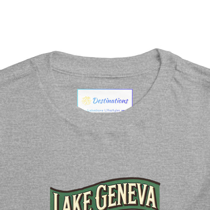 Retro Lake Geneva Unisex Toddler Short Sleeve Tee