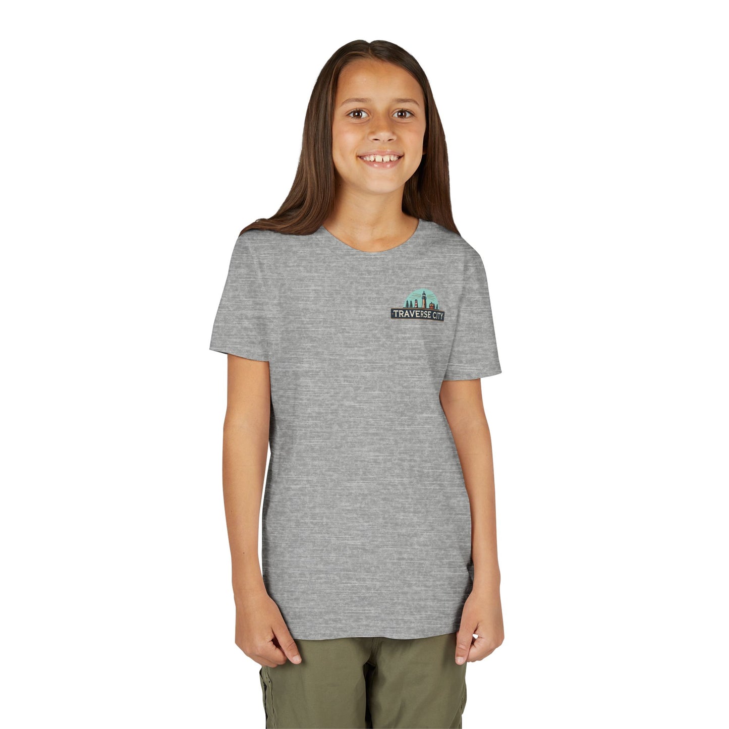 Vintage Traverse City Unisex Youth Short Sleeve Tee