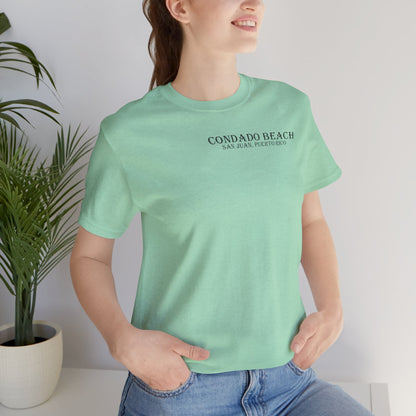 Coastal Vibes Condado Beach Unisex Jersey Short Sleeve Tee