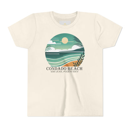 Coastal Vibes Condado Beach Unisex Youth Short Sleeve Tee