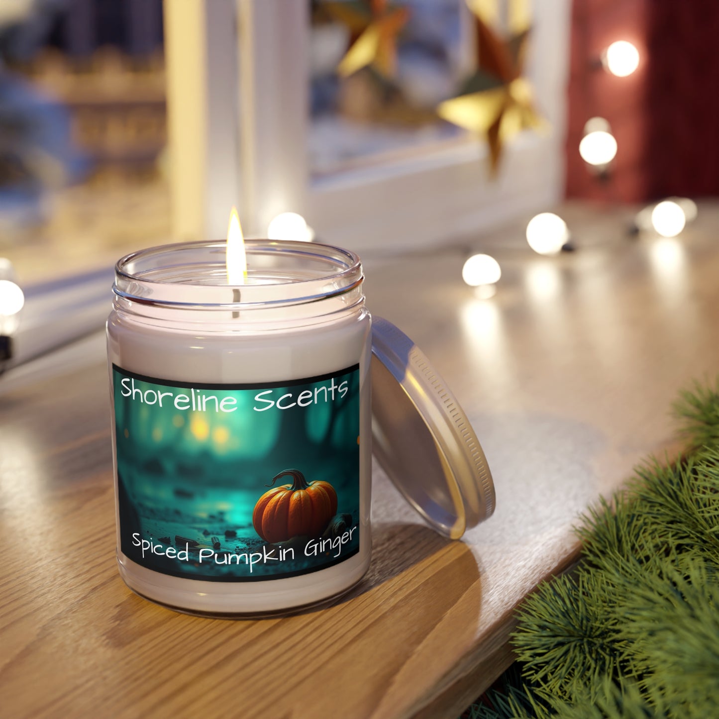 Spiced Pumpkin Ginger Scented Candle (Soy Wax)