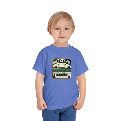 Vintage Lake Geneva Unisex Toddler Short Sleeve Tee