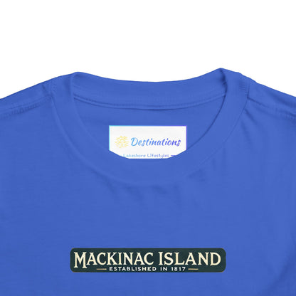 Vintage Mackinac Island Unisex Toddler Short Sleeve Tee