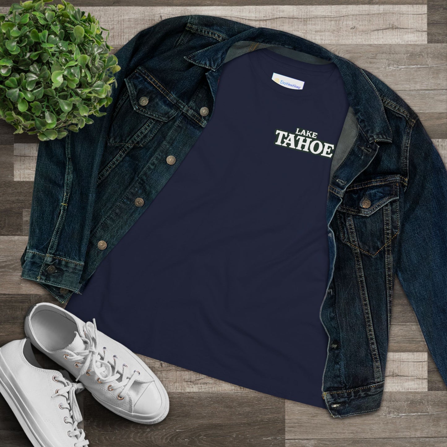 Vintage Lake Tahoe Women's Cotton Tee