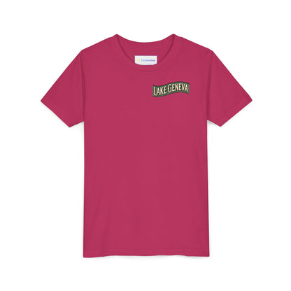 Retro Lake Geneva Unisex Youth Short Sleeve Tee