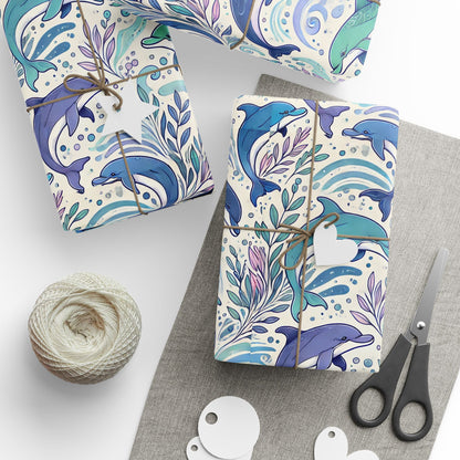 Dolphin Print Wrapping Paper