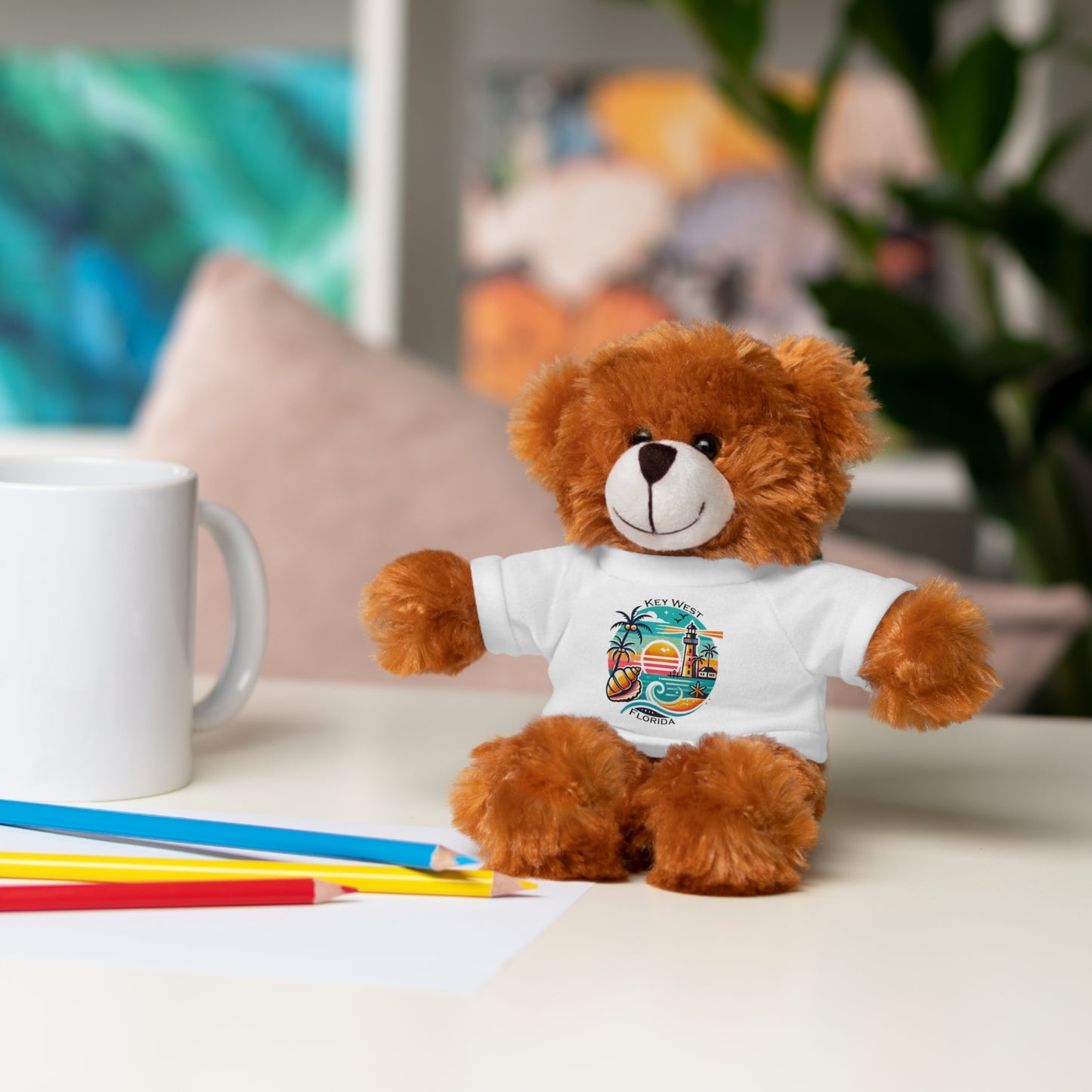 Vibrant Key West Stuffed Animals with Tee