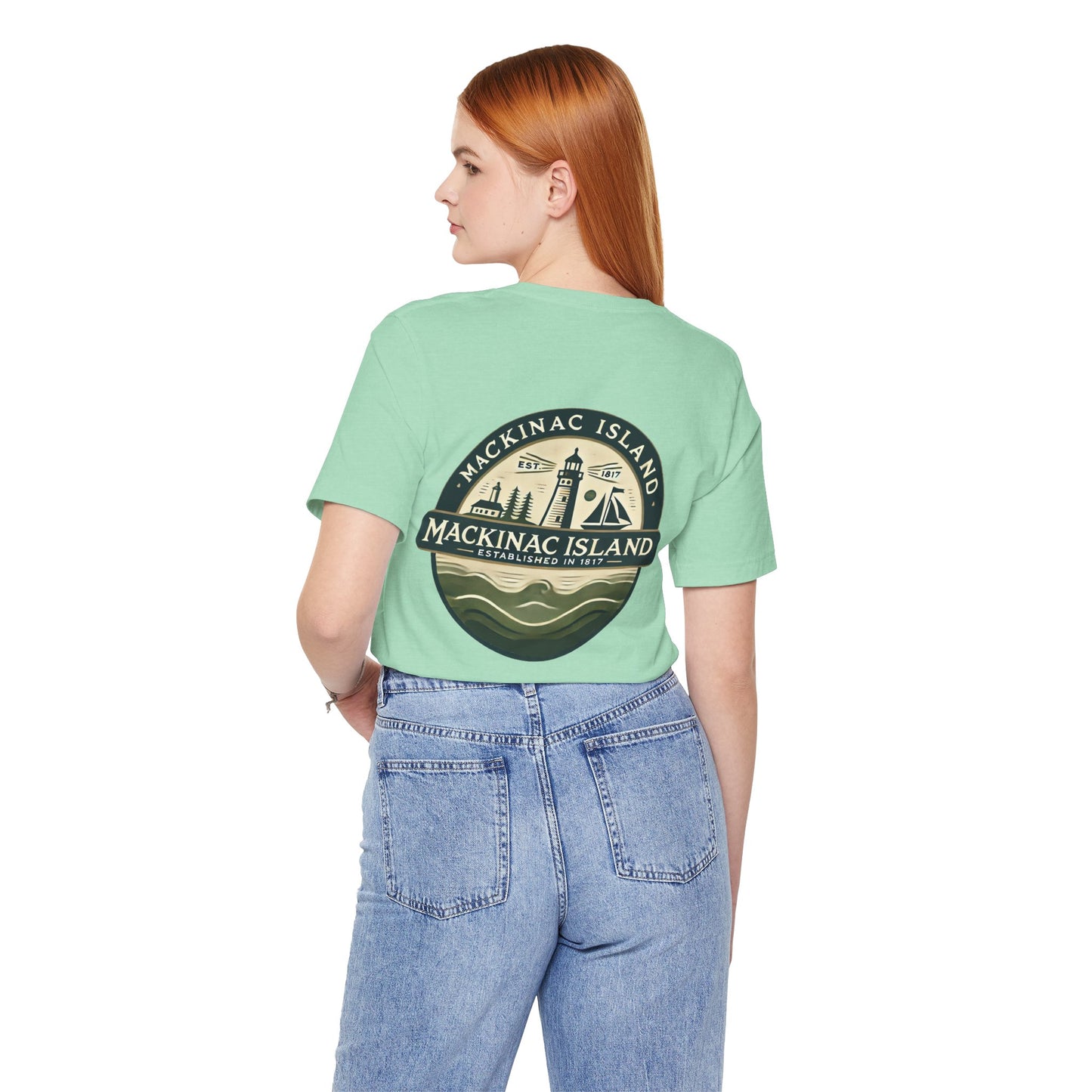 Vintage Mackinac Island Unisex Jersey Short Sleeve Tee