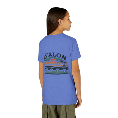 Retro Avalon Sunset Youth Short Sleeve Tee