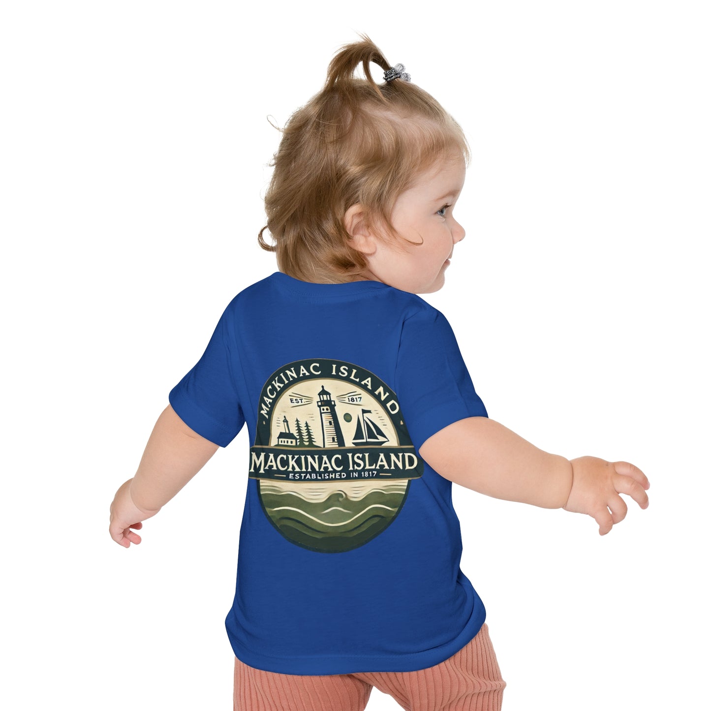Vintage Mackinac Island Unisex Baby Short Sleeve T-Shirt