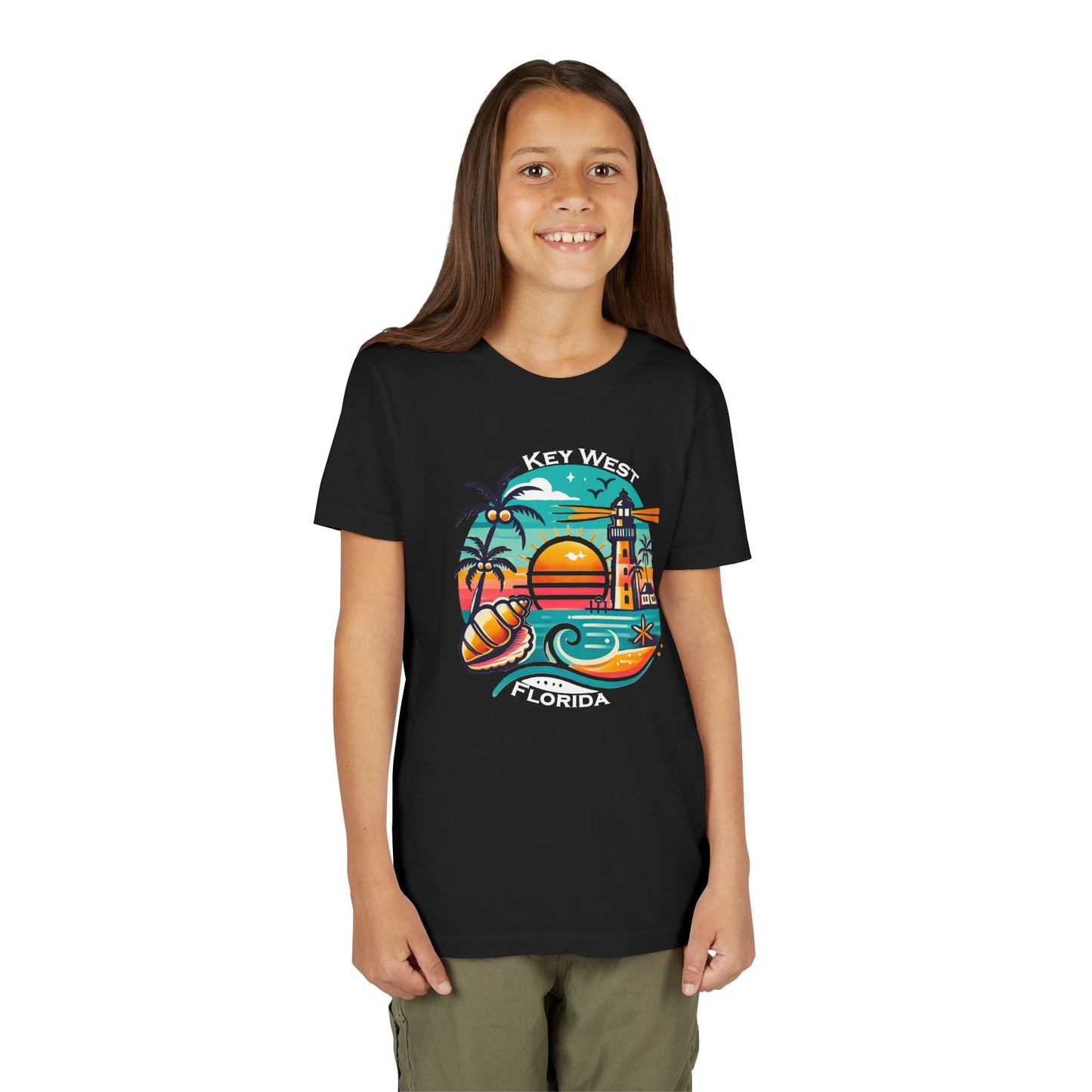 Vibrant Key West Youth Short Sleeve Tee