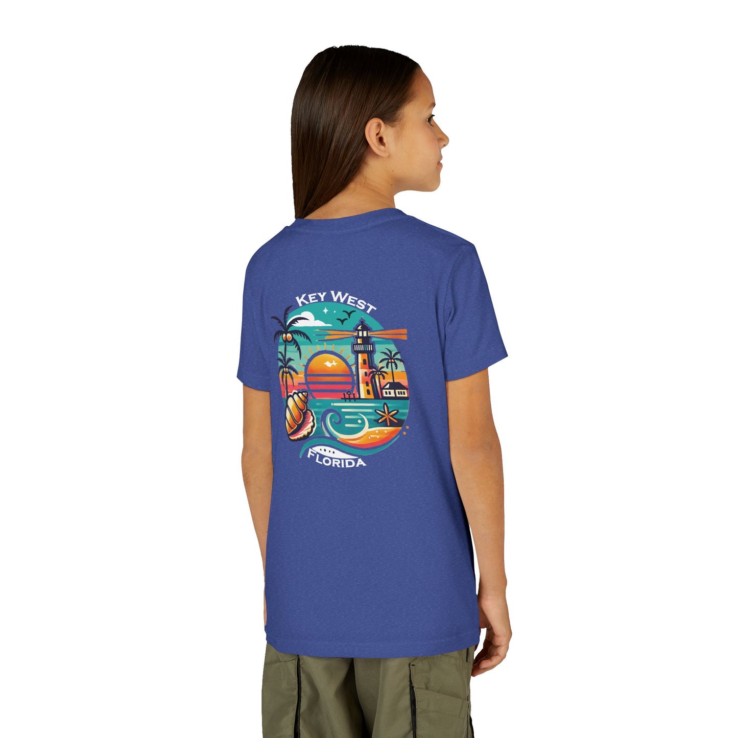 Vibrant Key West Youth Short Sleeve Tee