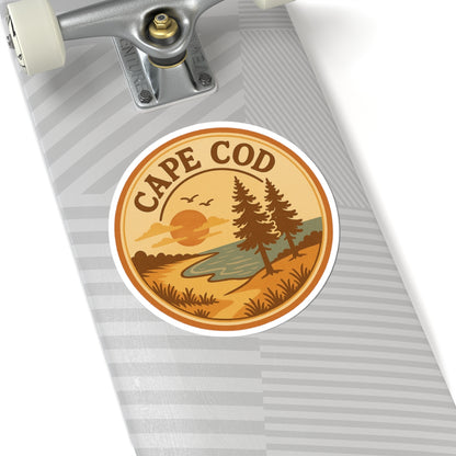 Rustic Cape Cod Kiss-Cut Sticker