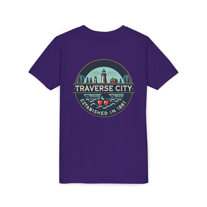 Vintage Traverse City Unisex Youth Short Sleeve Tee
