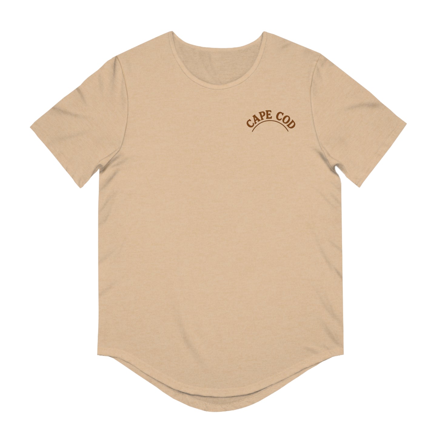 Rustic Cape Cod Men's Jersey Curved Hem Tee