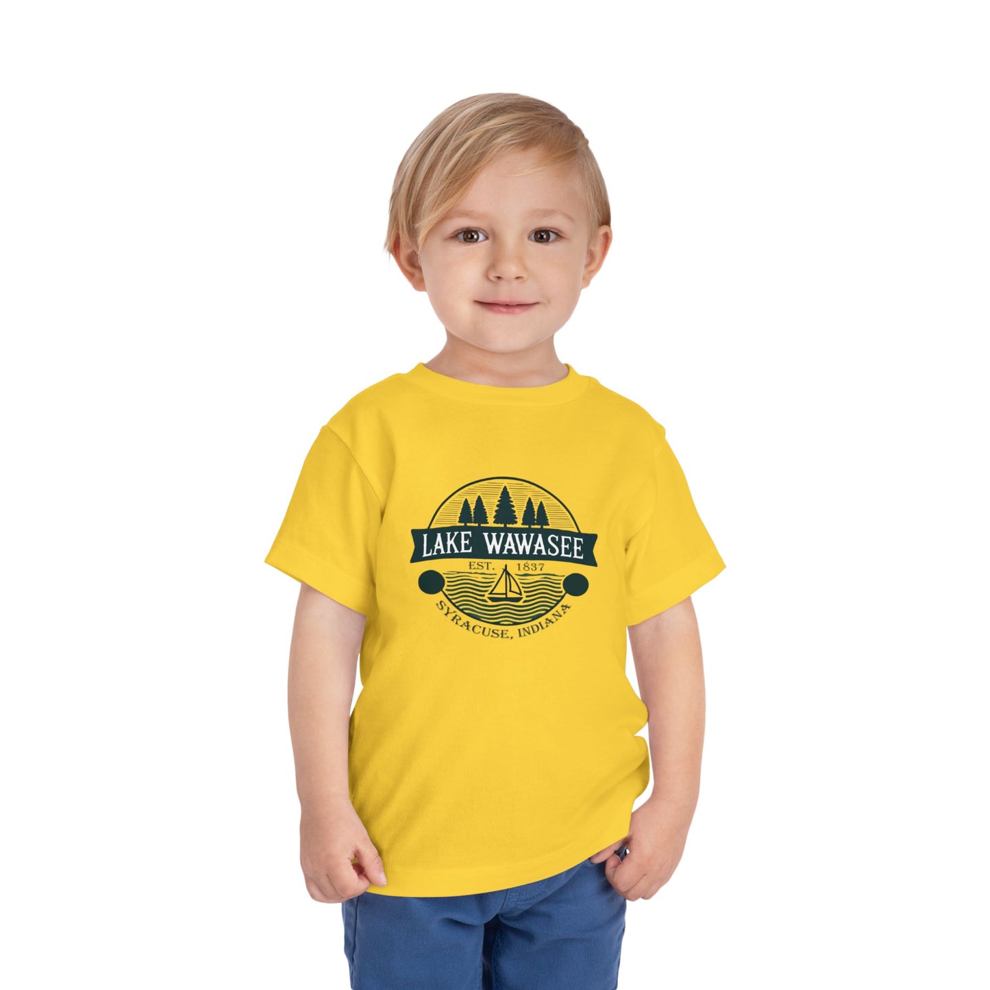 Vintage Lake Wawasee Unisex Toddler Short Sleeve Tee