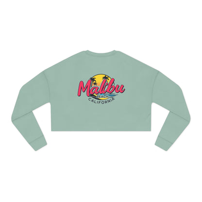 Retro Malibu Women's Cropped Sweatshirt
