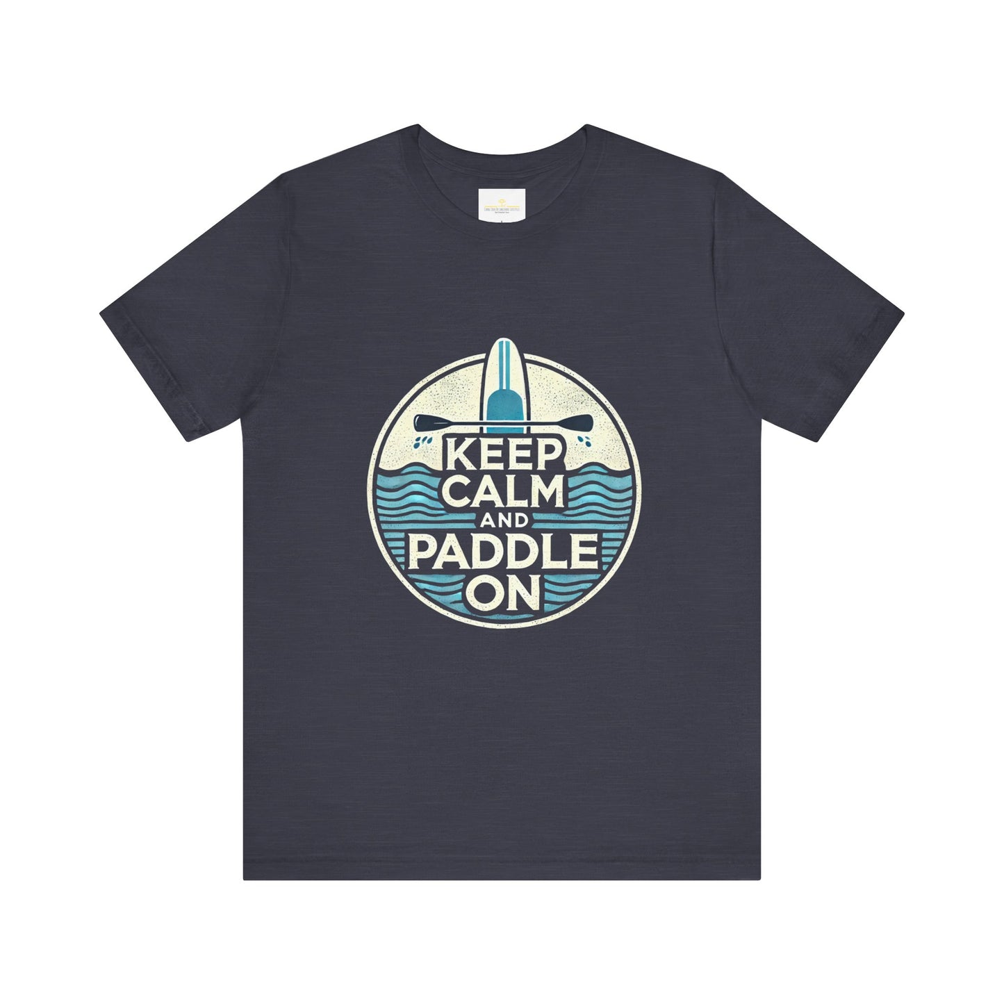 Keep Calm and Paddle On Jersey Short Sleeve Tee