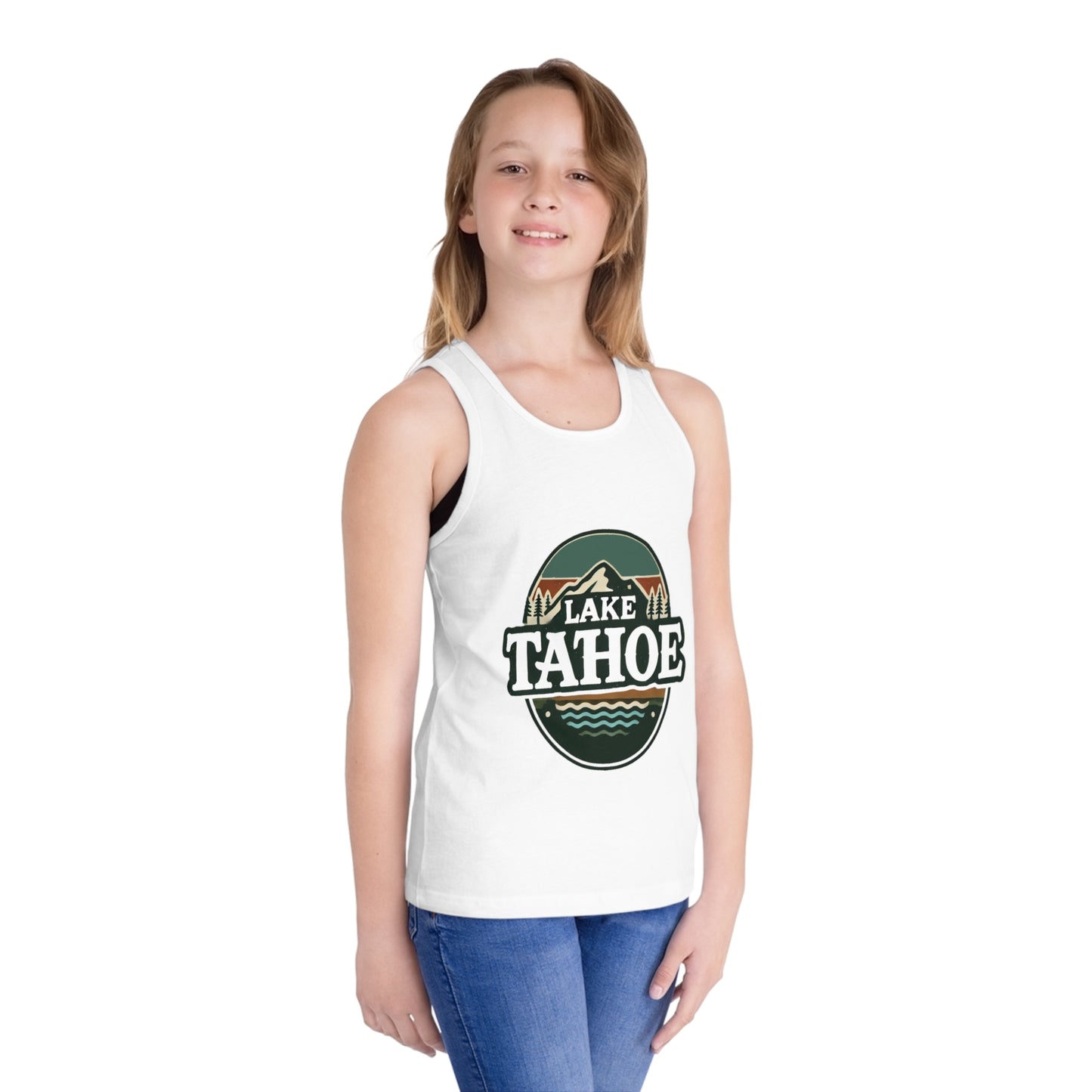 Vintage Lake Tahoe Unisex Kids Jersey Tank Top