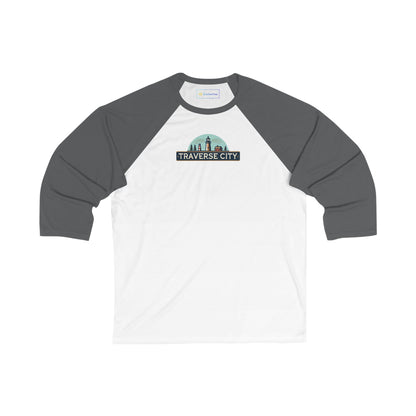 Vintage Traverse City Men's 3/4 Sleeve Baseball Tee
