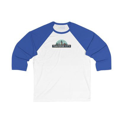 Vintage Traverse City Men's 3/4 Sleeve Baseball Tee
