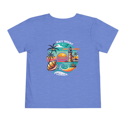 Vibrant Key West Unisex Toddler Short Sleeve Tee