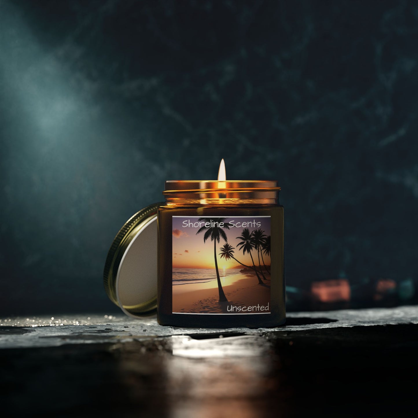 Unscented Candle (Apricot Wax)