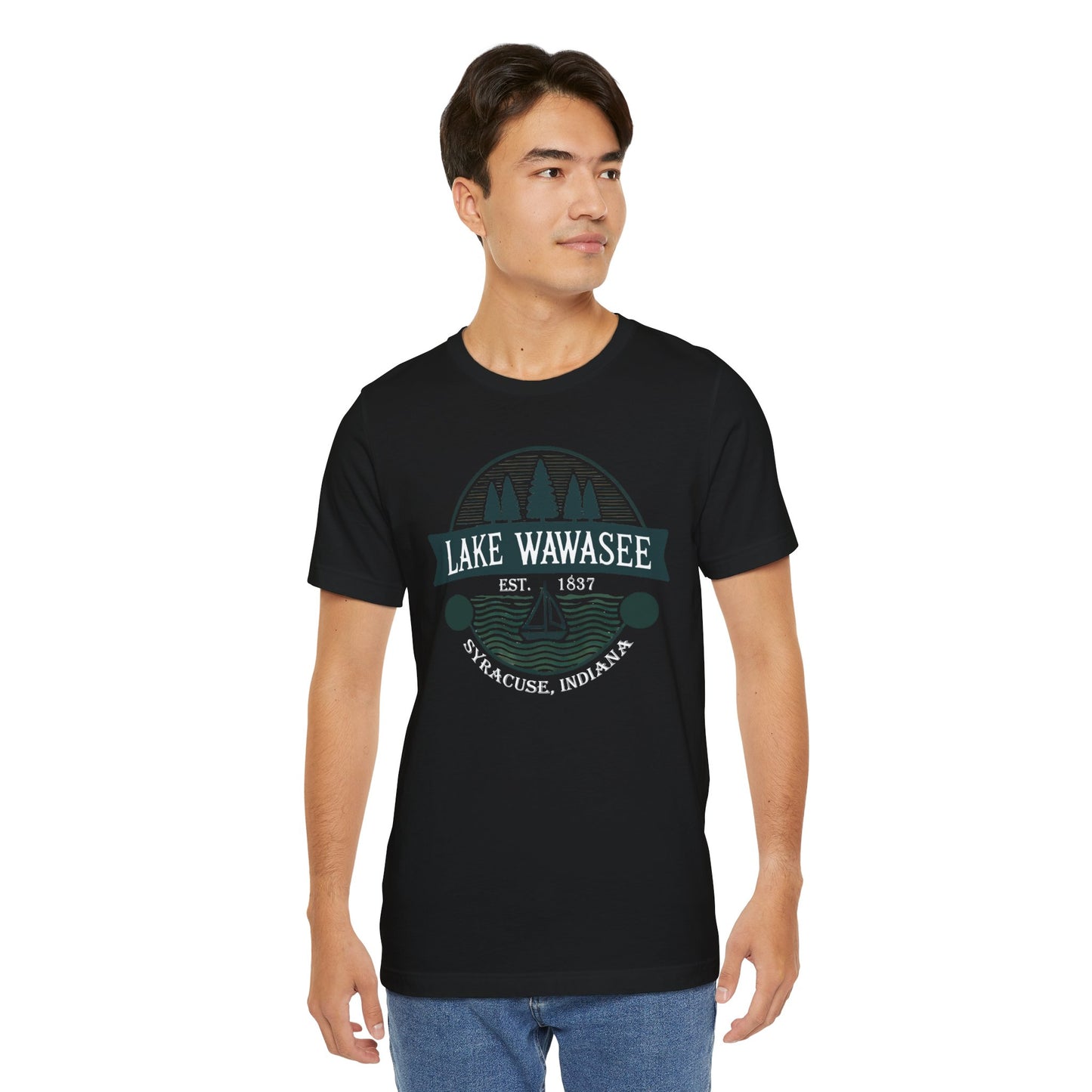 Vintage Lake Wawasee Unisex Jersey Short Sleeve Tee