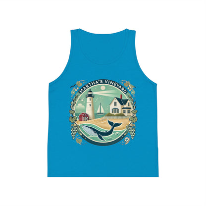 Vintage Martha's Vineyard Unisex Kids Jersey Tank Top