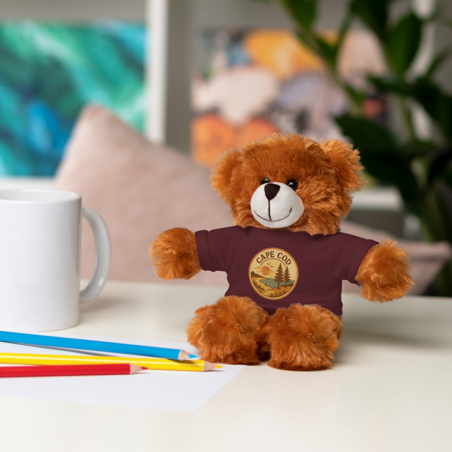 Rustic Cape Cod Stuffed Animals with Tee