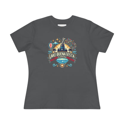 Adventurous Lake Buena Vista Women's Cotton Tee