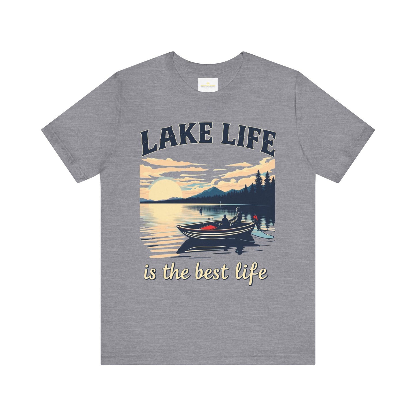 Lake Life is the Best Life Unisex Jersey Short Sleeve Tee