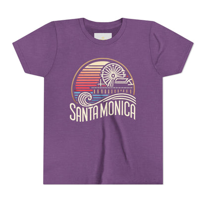 Vibrant Santa Monica Youth Short Sleeve Tee