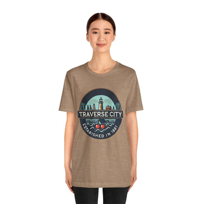 Vintage Traverse City Unisex Jersey Short Sleeve Tee