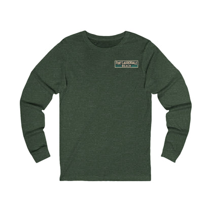 Vintage Fort Lauderdale Unisex Jersey Long Sleeve Tee