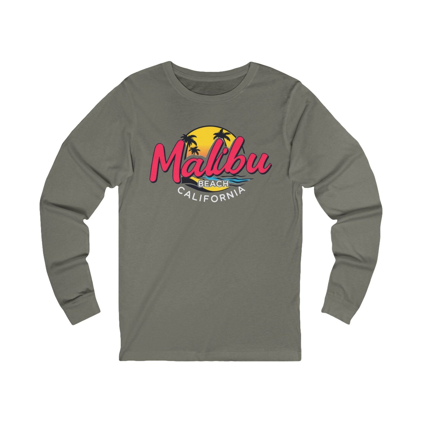 Retro Malibu Unisex Jersey Long Sleeve Tee