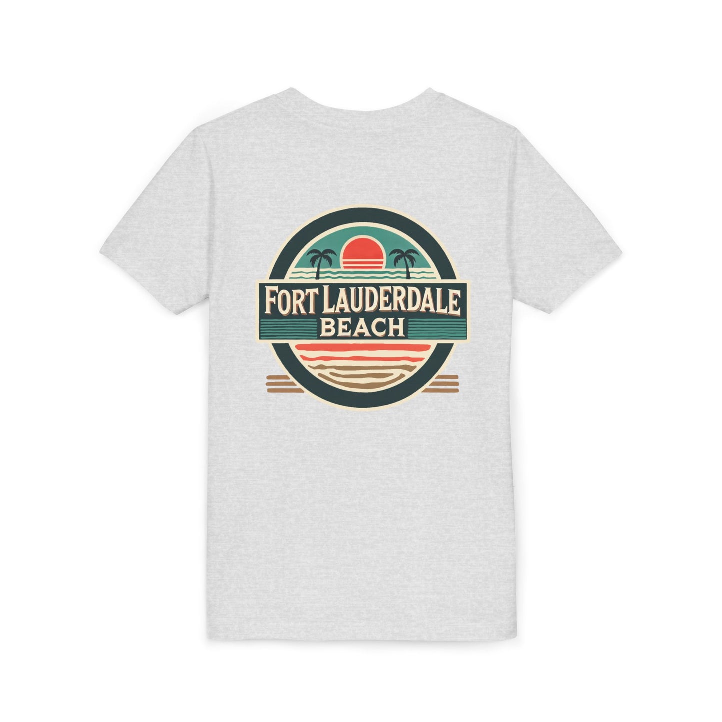 Vintage Fort Lauderdale Unisex Youth Short Sleeve Tee